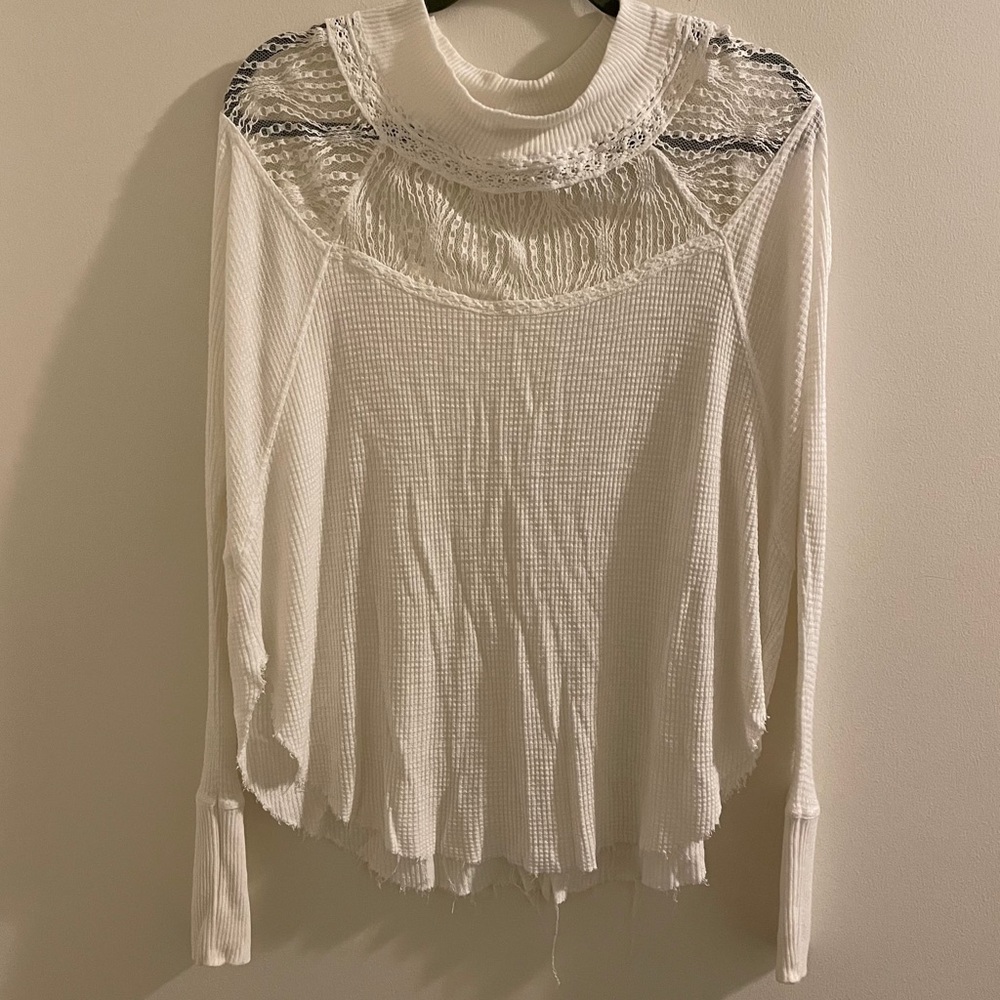 Free People Spring Valley Top - Ivory